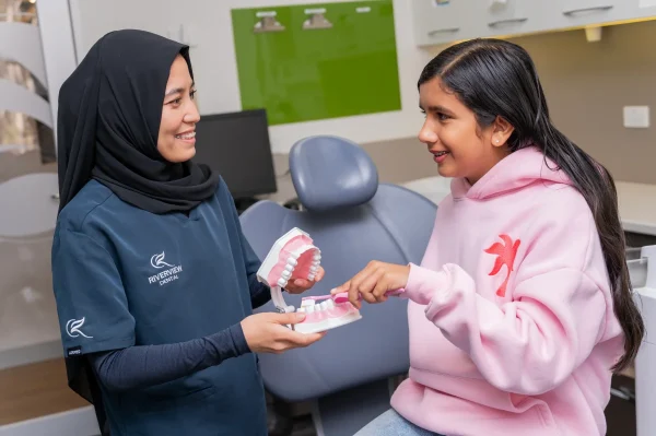 dr basirah ali teaching child to brush teeth riverview dental shepparton vic 107