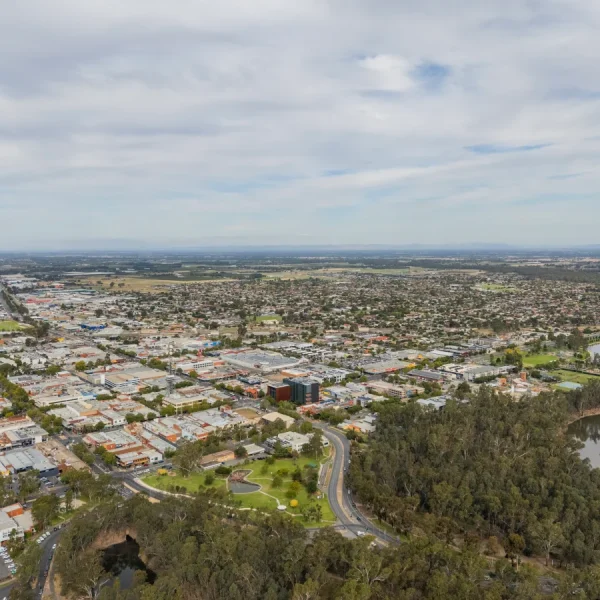 sheppertaon vic aerial photo riverview dental shepparton vic 197