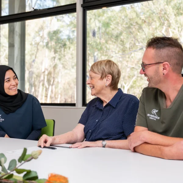 dental team in team meeeting riverview dental shepparton vic 132