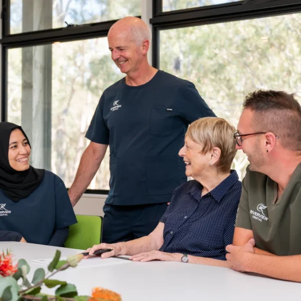 dental team in team meeeting riverview dental shepparton vic 133