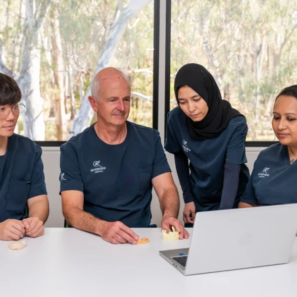 dental team in team meeeting riverview dental shepparton vic 136