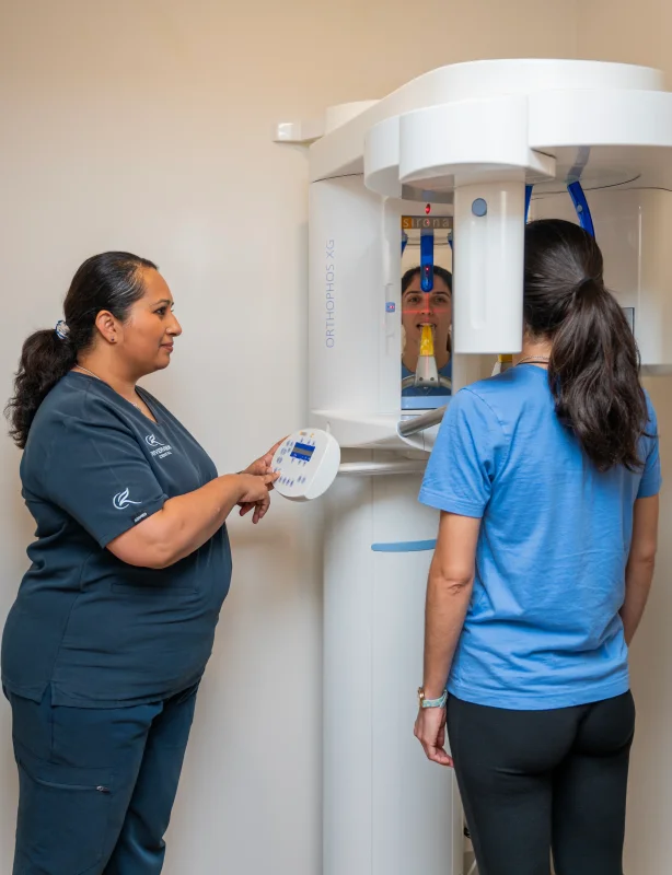 dr anupriya raykar giving patient an xray riverview dental shepparton vic 147