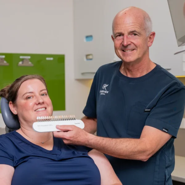 dr stuart malone demonstrating whitening options riverview dental shepparton vic 096
